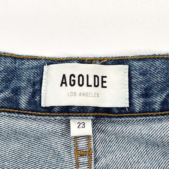 AGOLDE Vintage High Rise Flare Jeans Women’s Size 23 Clamour Stretch Denim - Picture 4 of 6